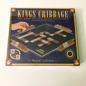 2007 Kings Cribbage Board  Game Cowley Coating Sealed